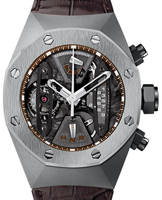 Review Audemars Piguet Concept Replica TOURBILLON CHRONOGRAPH 26223TI.OO.D099CR.01 watch - Click Image to Close